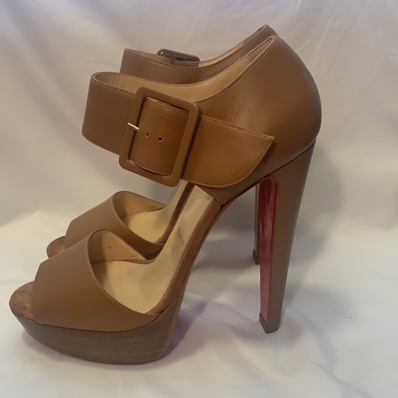 Christian Louboutin platform leather heels 40 - Picture 2 of 6